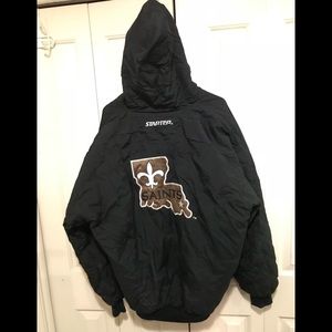 RARE New Orleans Saints starter parka jacket XL